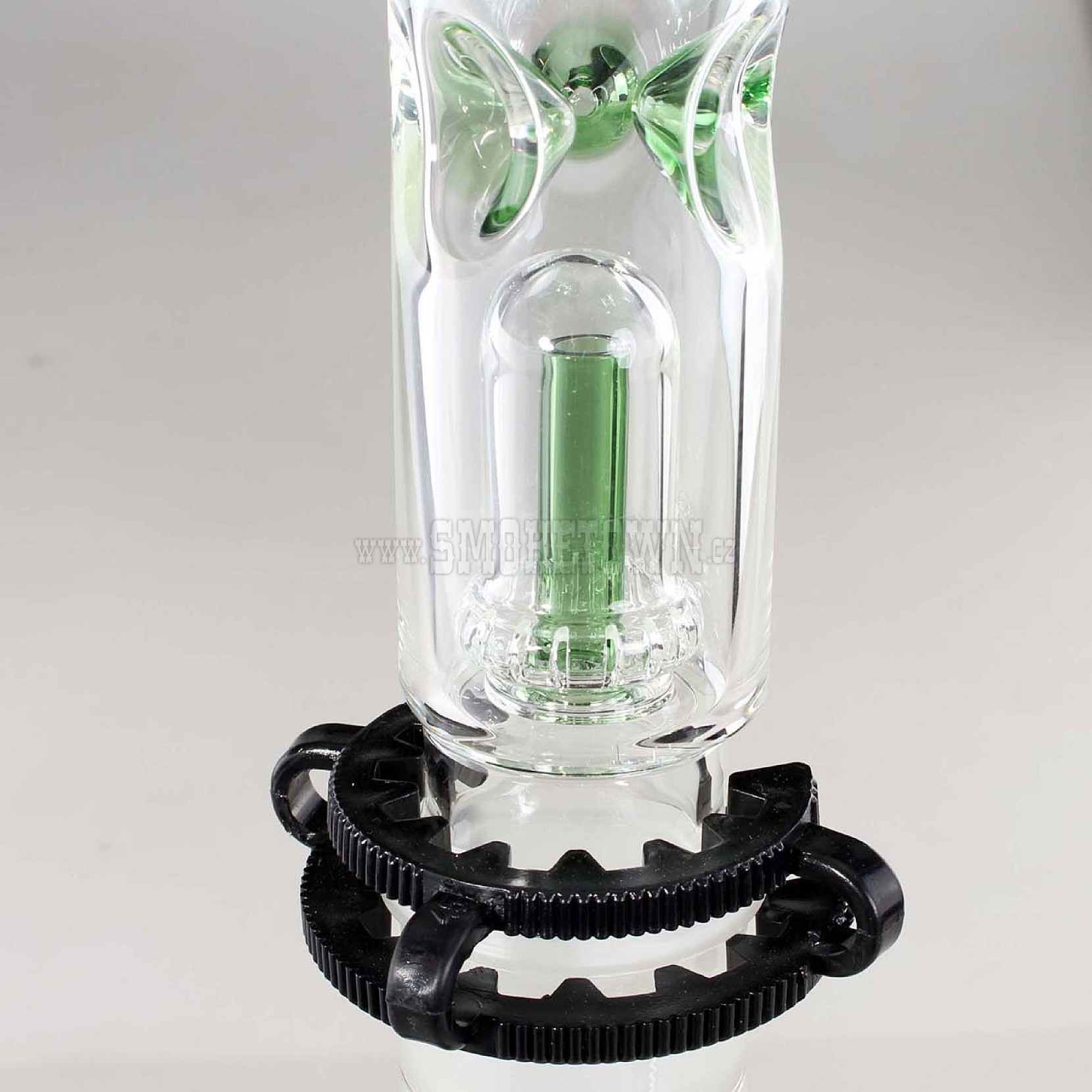 M+M Blaze Bong w Double Inlineslit Diffuser green 56cm