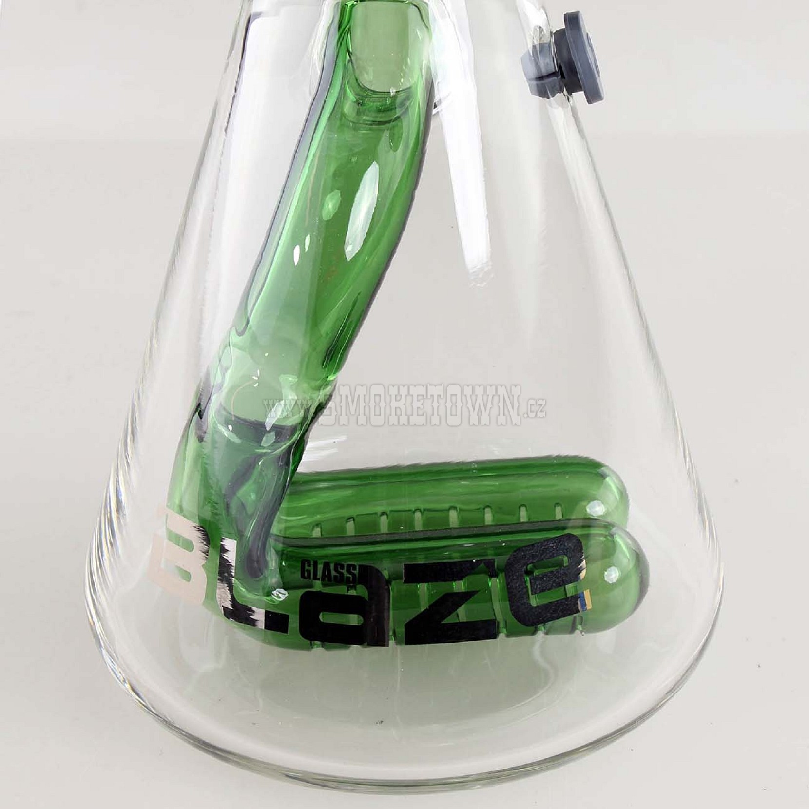M+M Blaze Bong w Double Inlineslit Diffuser green 56cm