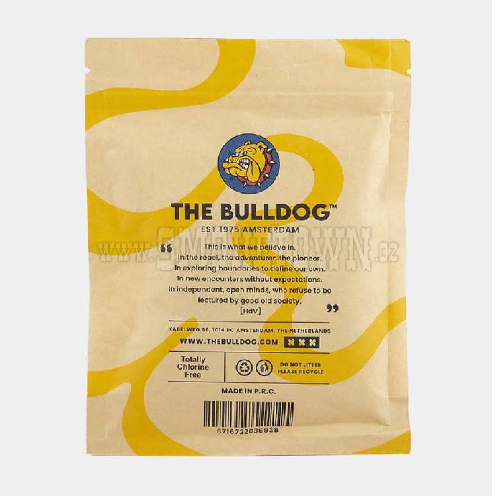 Paper Filter Tips Pre-Rolled 6mm The Bulldog Amsterdam