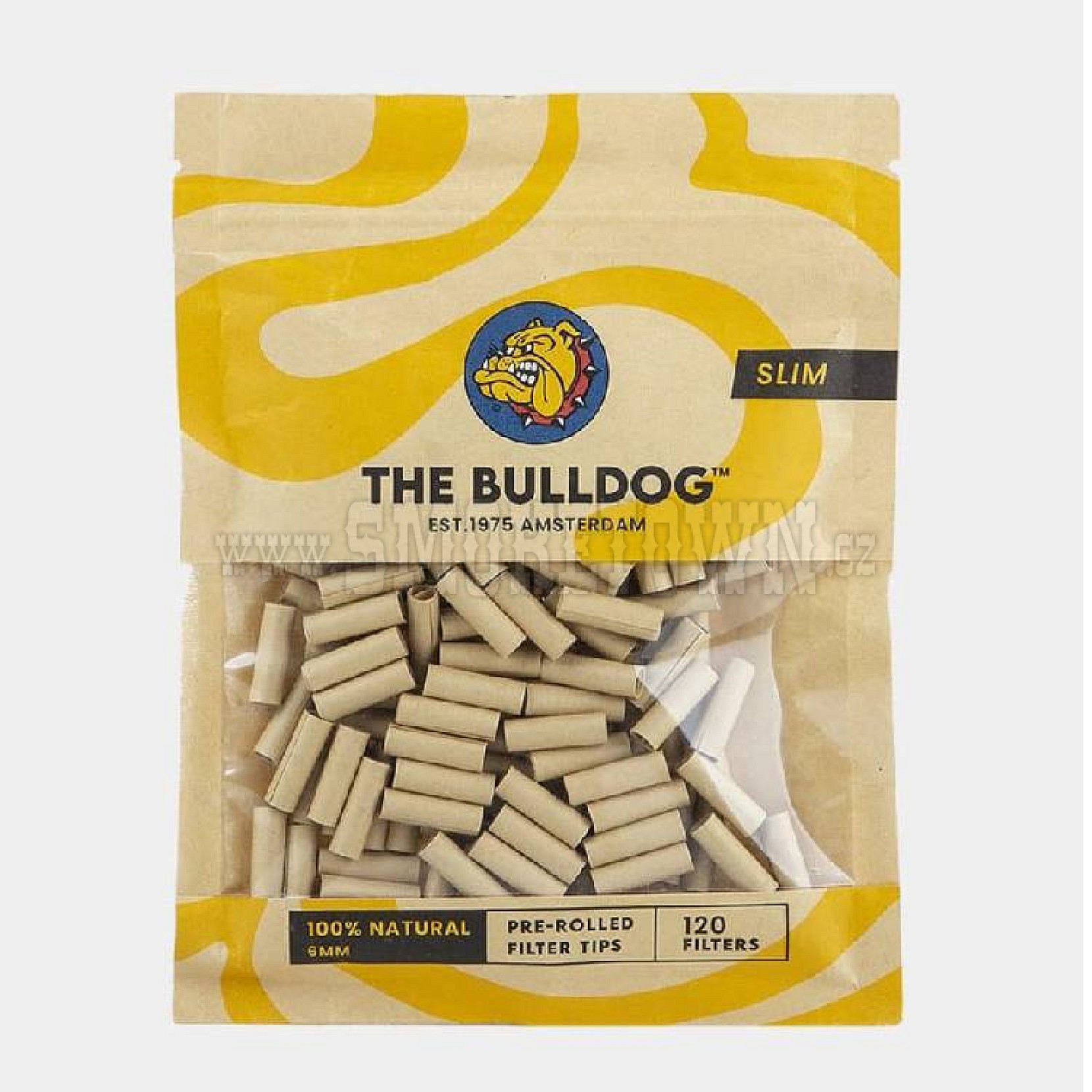 Paper Filter Tips Pre-Rolled 6mm The Bulldog Amsterdam