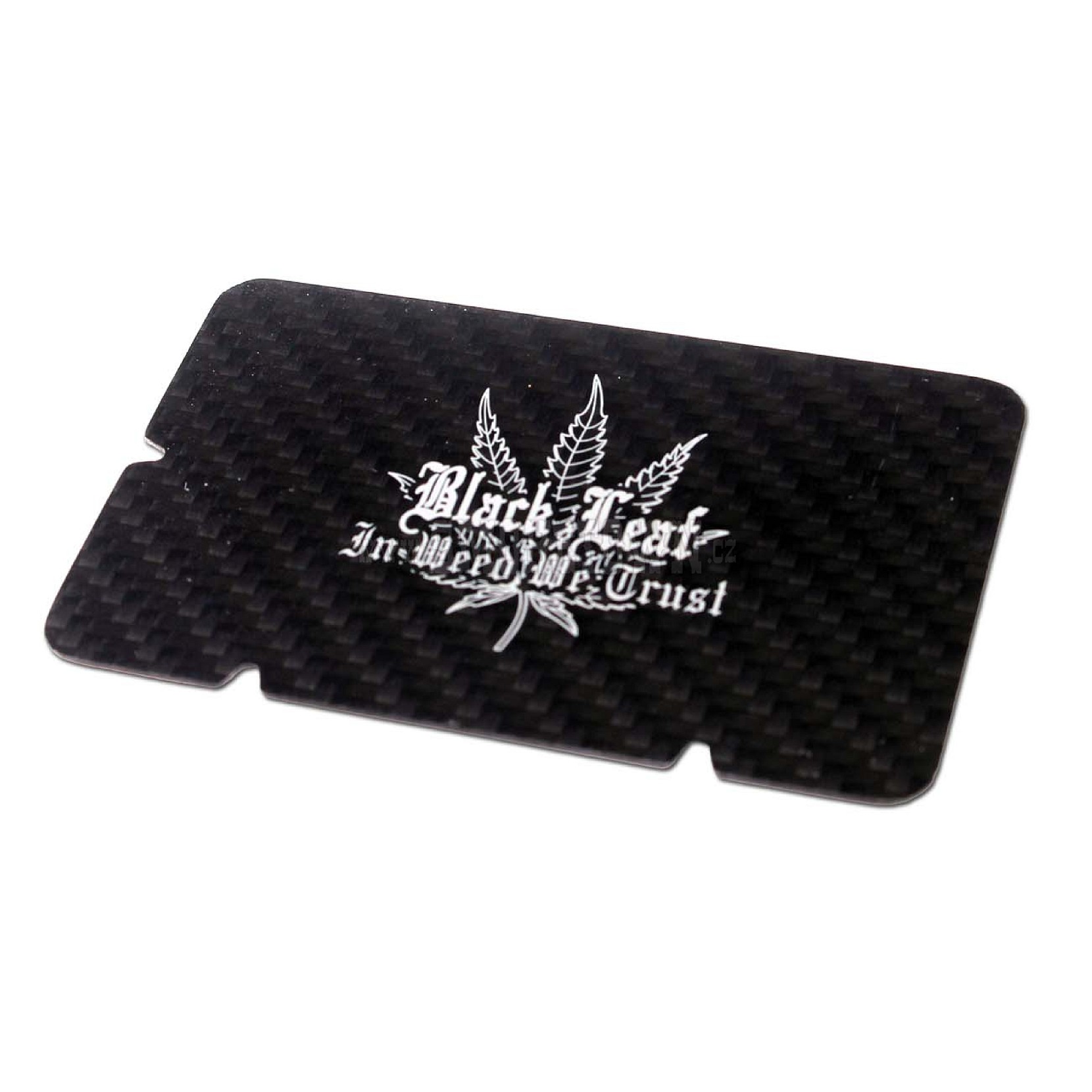Black Leaf Carbon Fiber Card