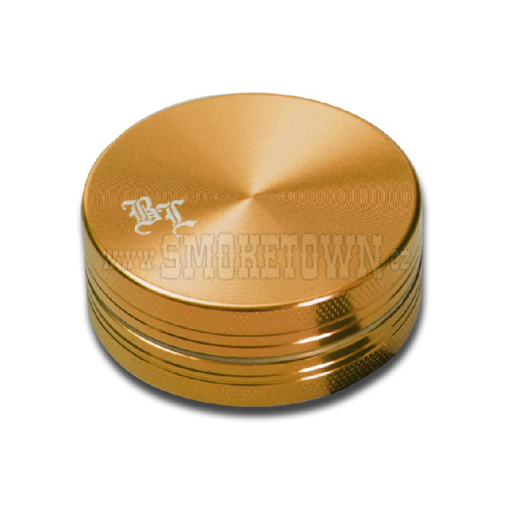 Black Leaf Al. Grinder 2-part Golden