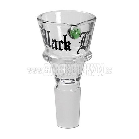 Black Leaf Glass Bowl SG-14