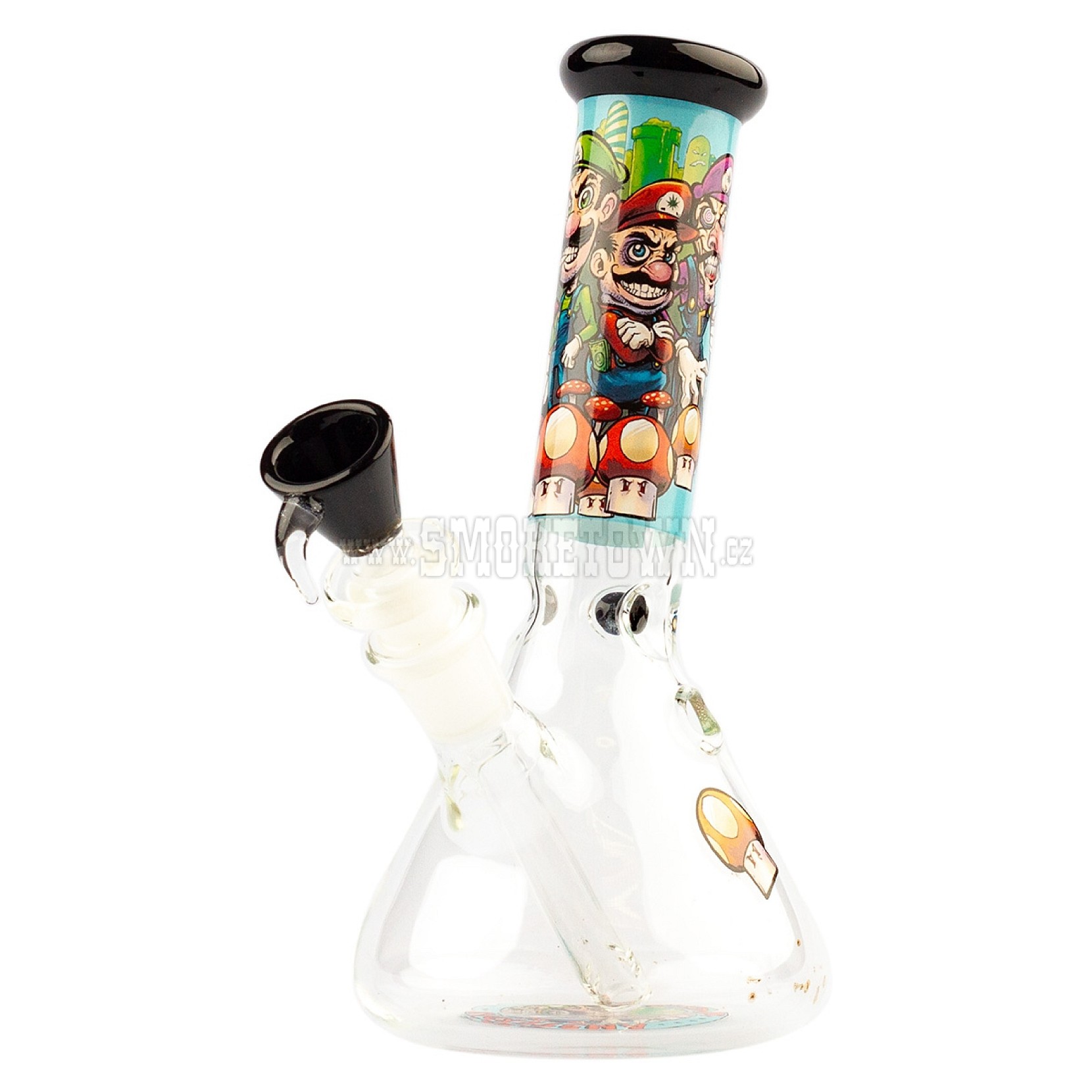 Amsterdam Glass Mushroom Hero Limited Edition Beaker Bong 20cm