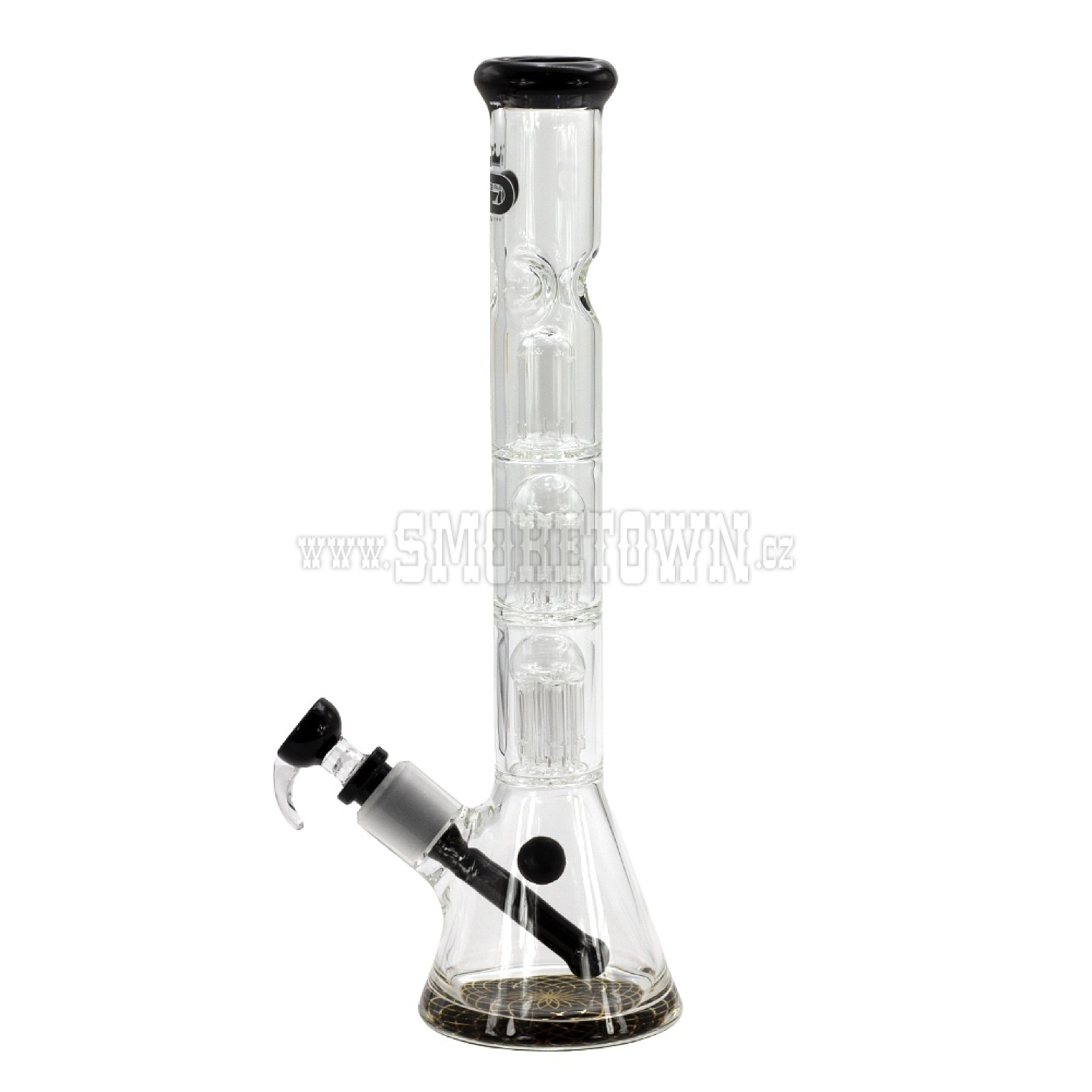 Grace Glass Black Triple Tree-Arm Percolator Beaker 40cm