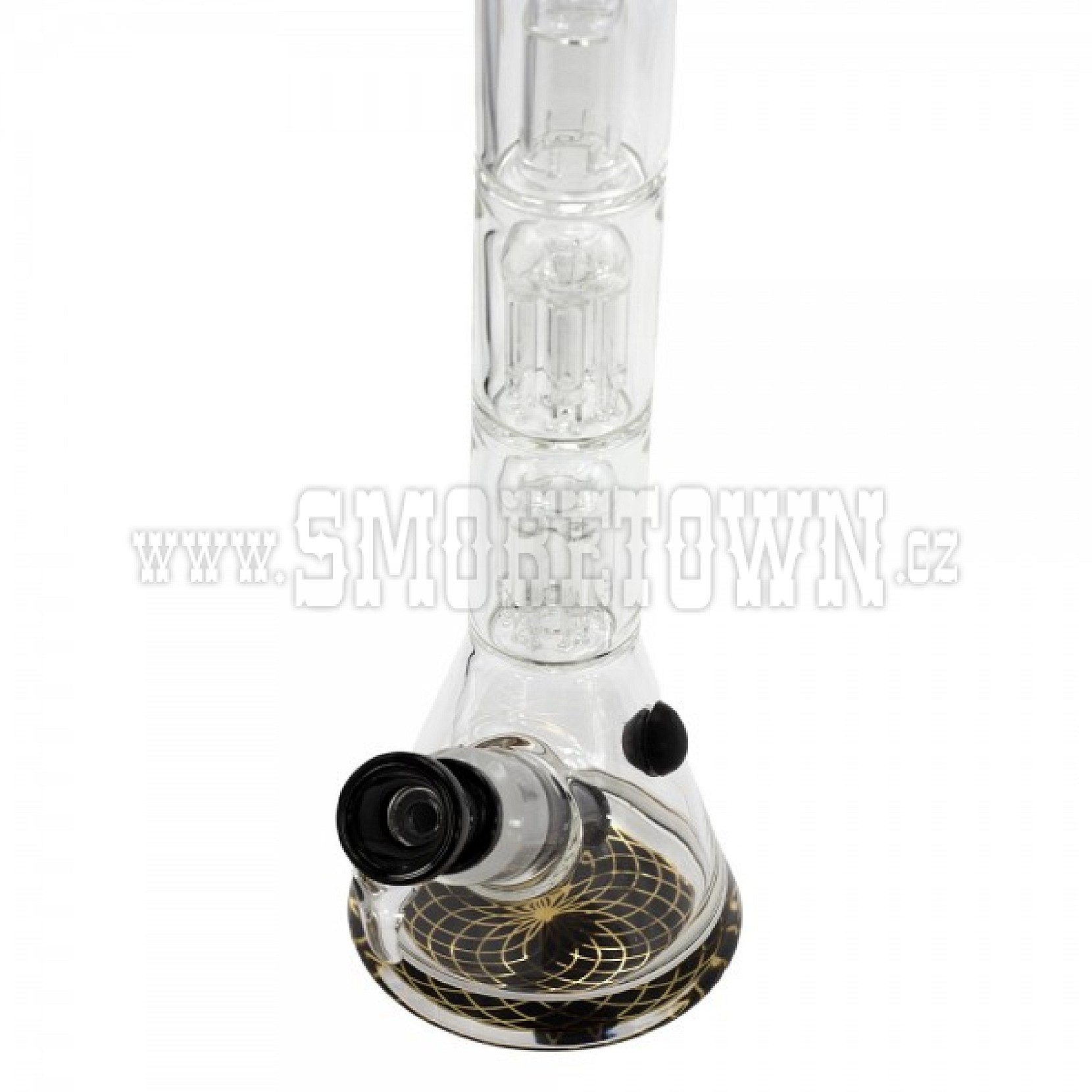 Grace Glass Black Triple Tree-Arm Percolator Beaker 40cm