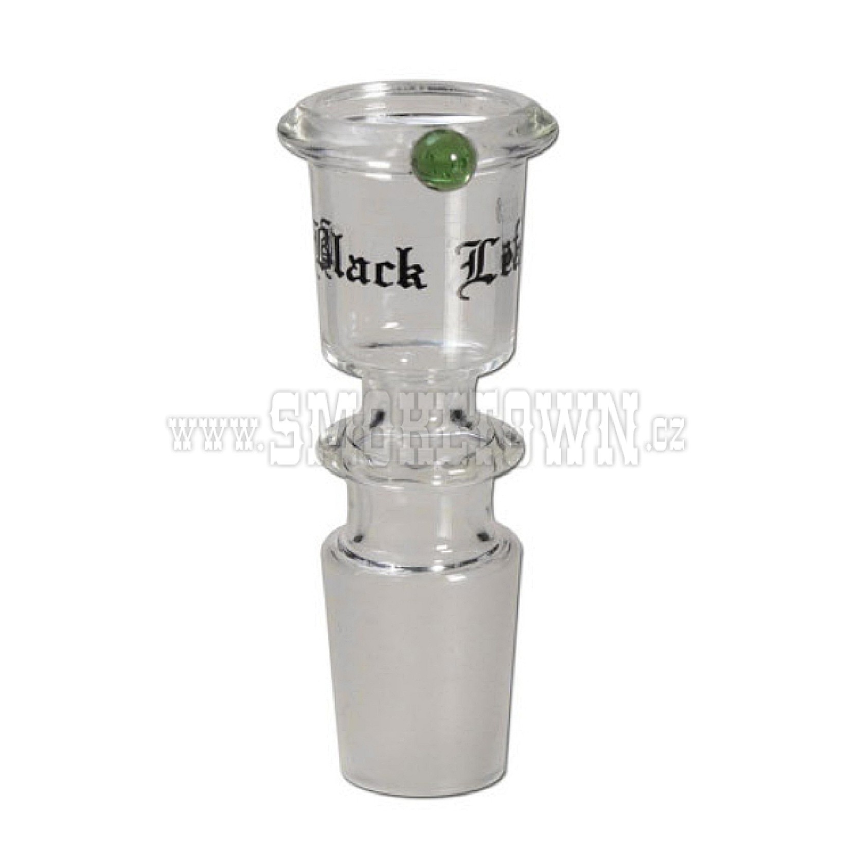 Black Leaf Glass Bowl Cylinder SG18
