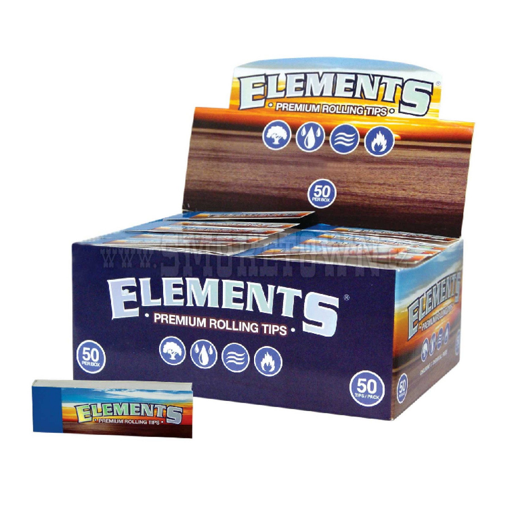 ELEMENTS TIPS REGULAR, 50 leaves/booklet