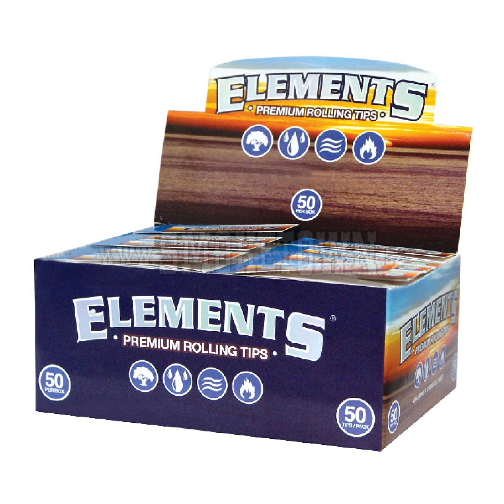 ELEMENTS TIPS REGULAR, 50 leaves/booklet