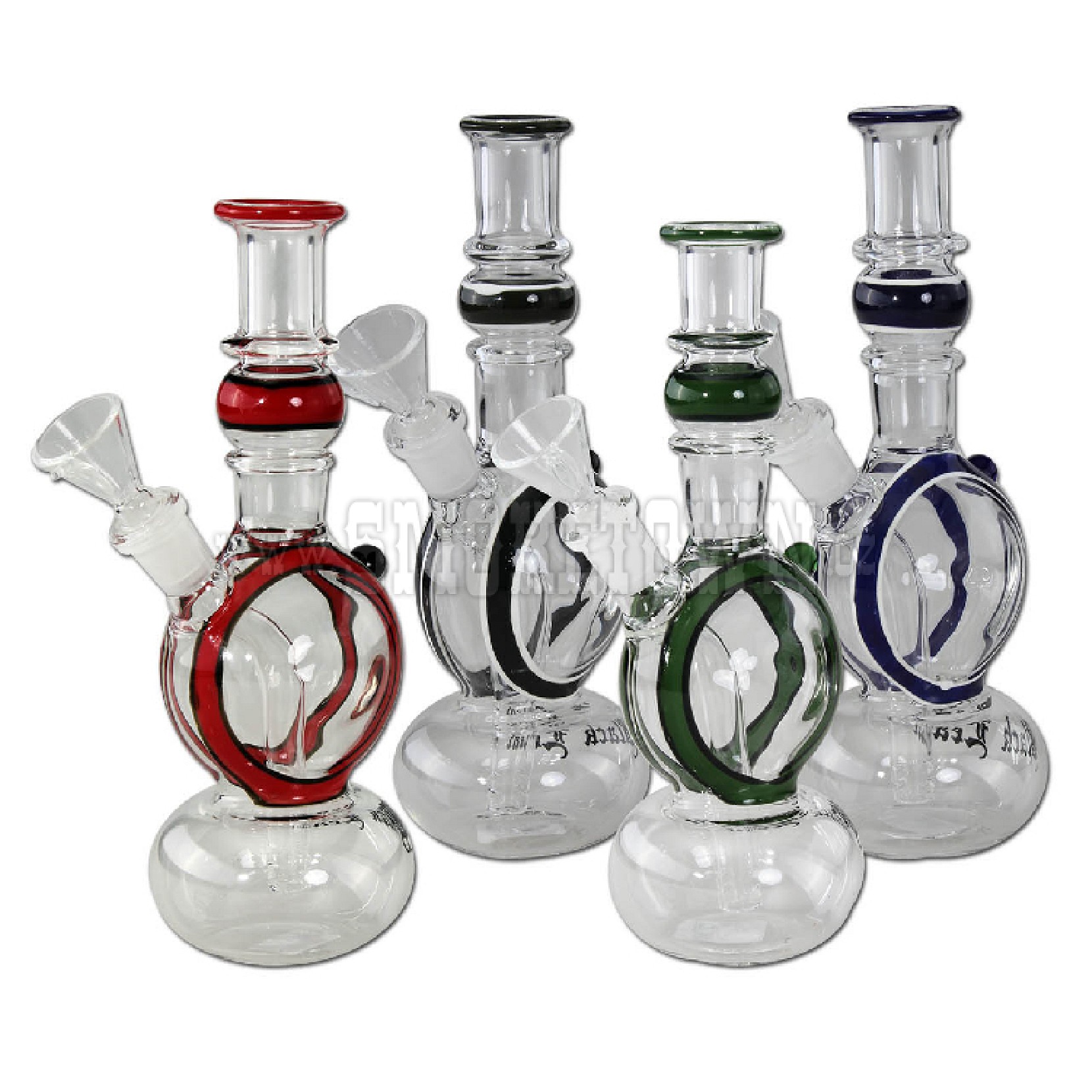 Black Leaf SCULPY Glass Bong 20cm