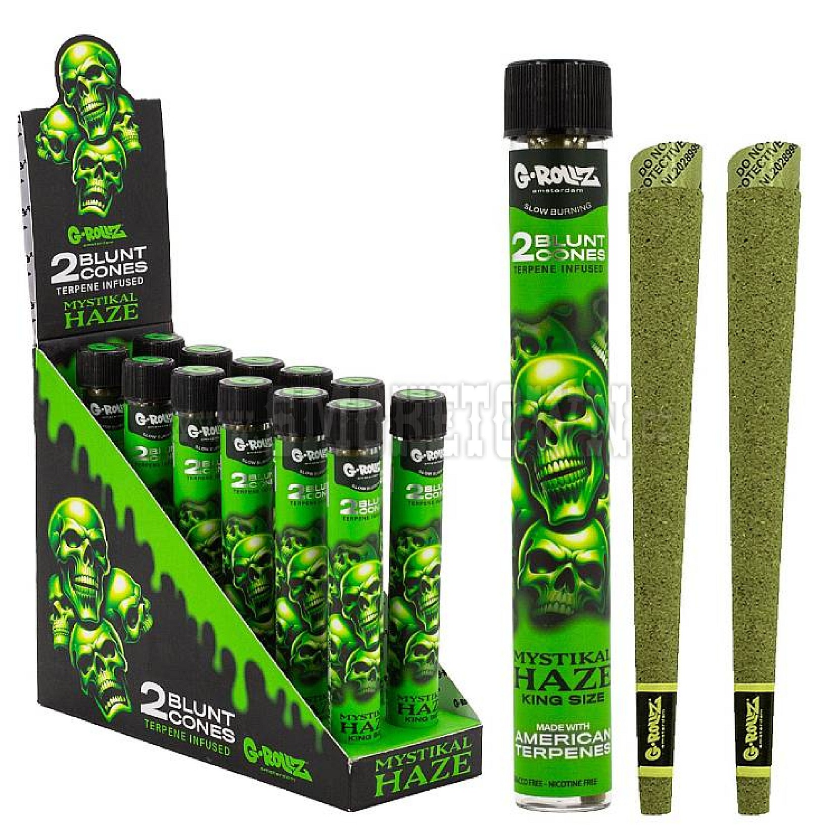 G-Rollz | Mystikal Haze Terpene Infused 2x Cones