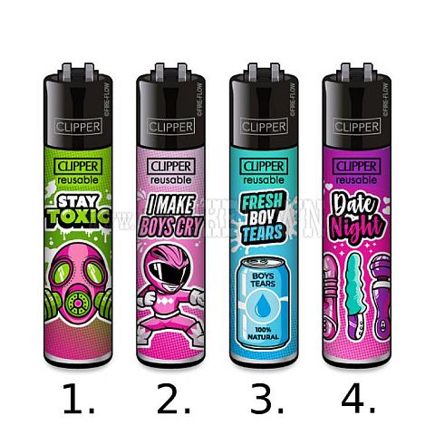 CLIPPER CLASSIC Large Girly Slogan