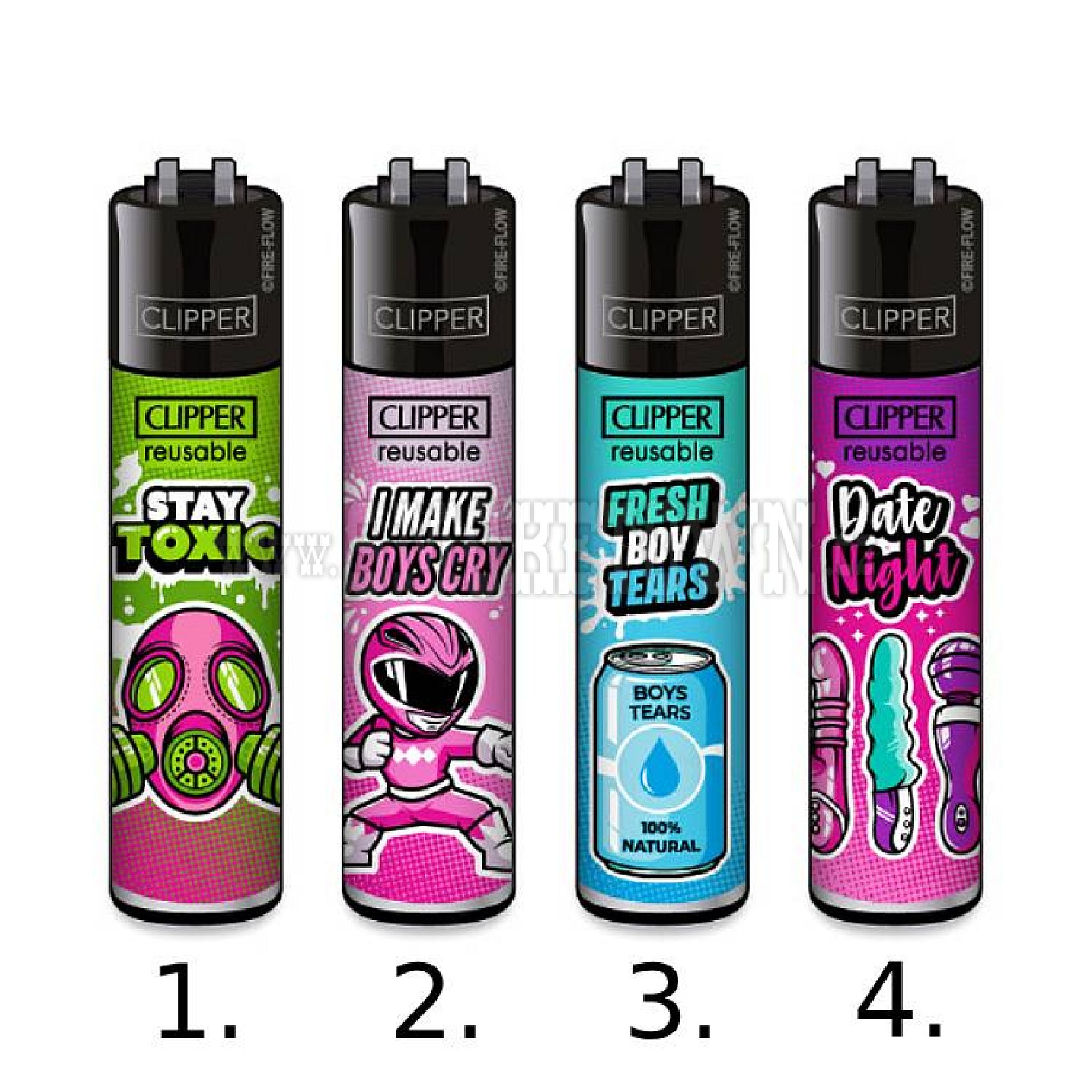 CLIPPER CLASSIC Large Girly Slogan