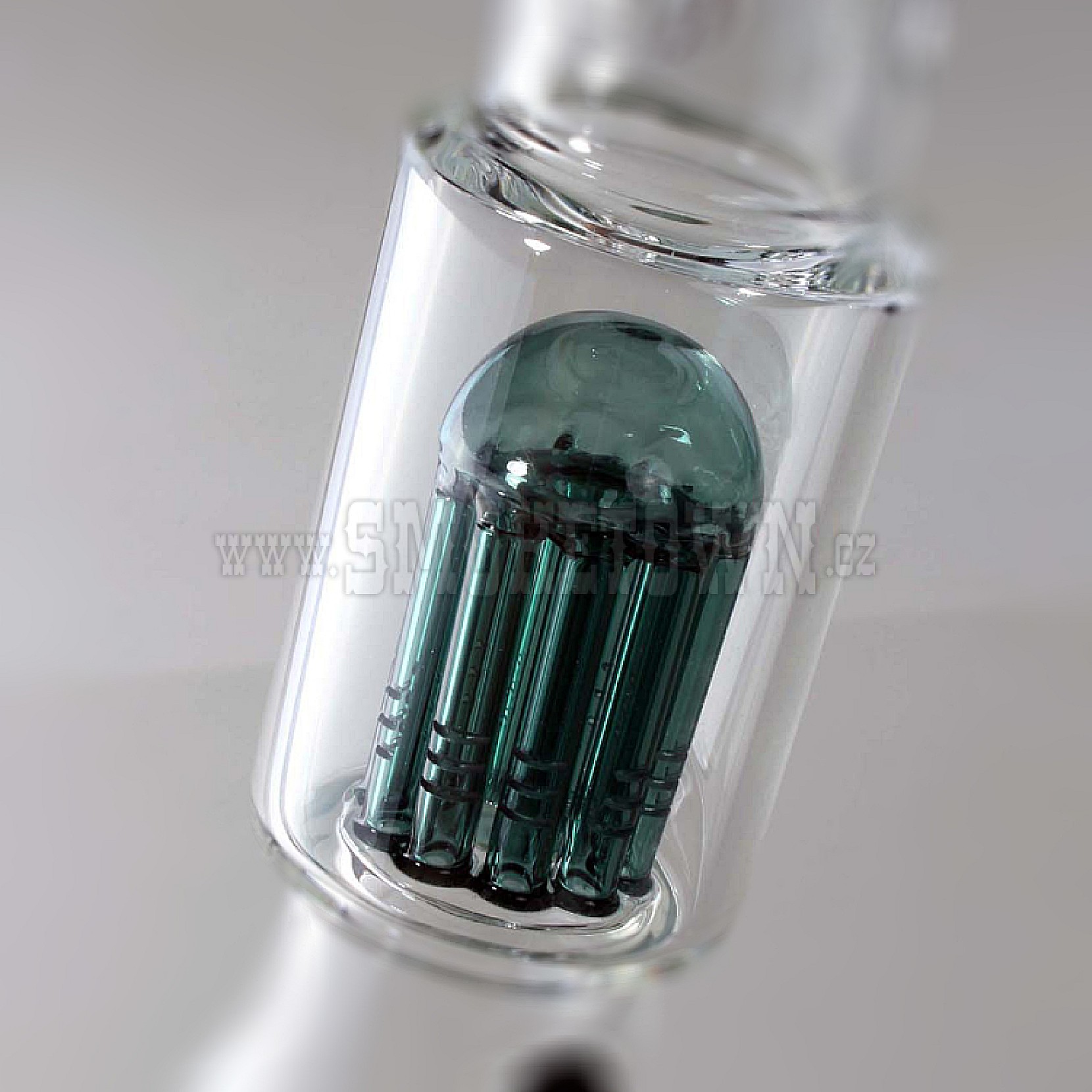 Black Leaf Beaker Bong 10-Arm Tree Perco QINGLONG