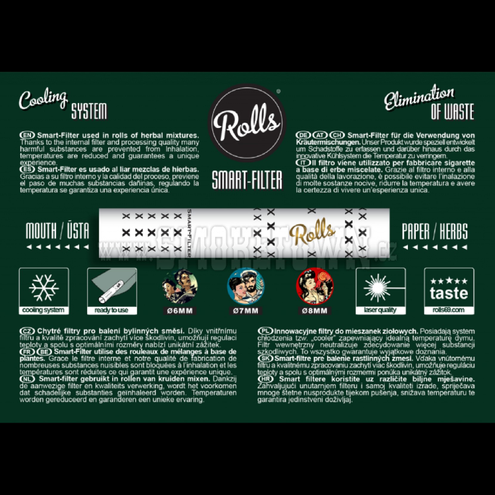 Rolls69 - 60x 6mm pack
