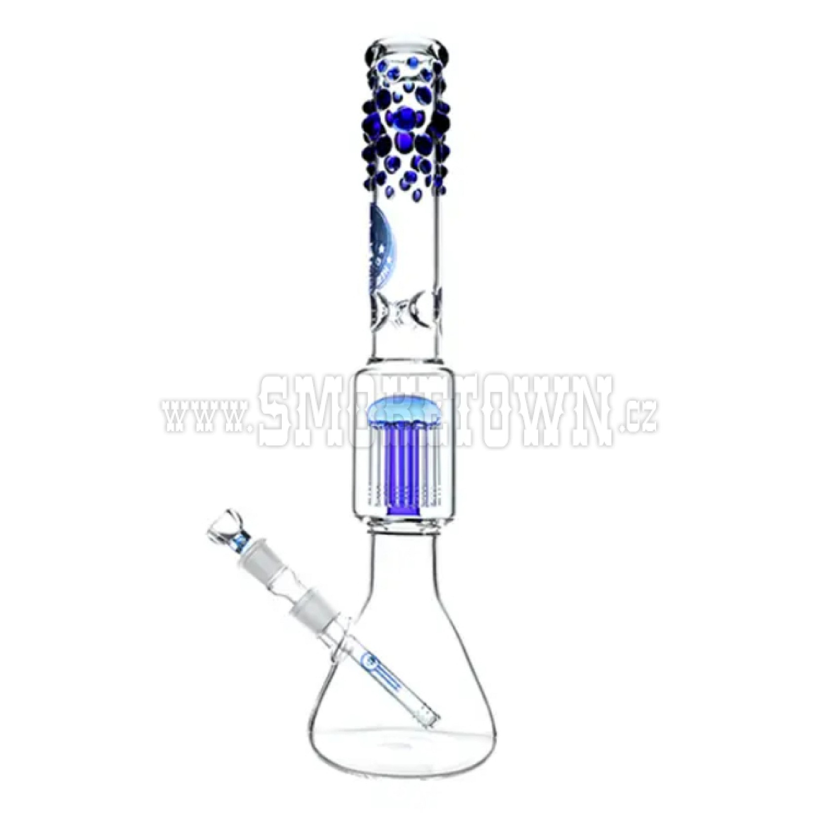 Beaker Bubble Heisenberg 12 Arm Perc Blue ICE