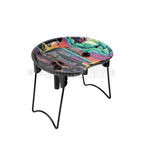 Rolling Console Tray Version Rund
