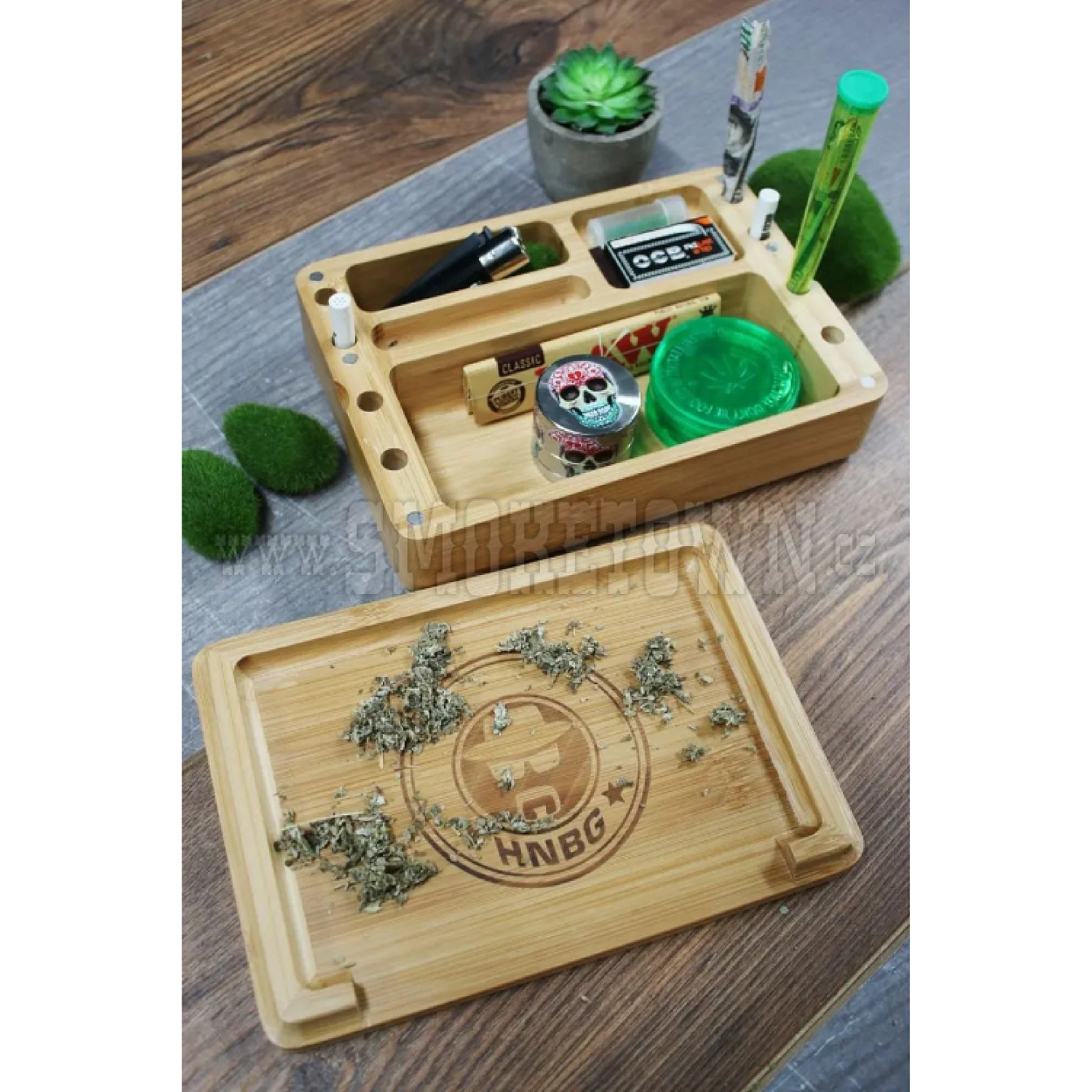 Roll- and Stoner Box HNBG Small 20 x 14 x 6 cm