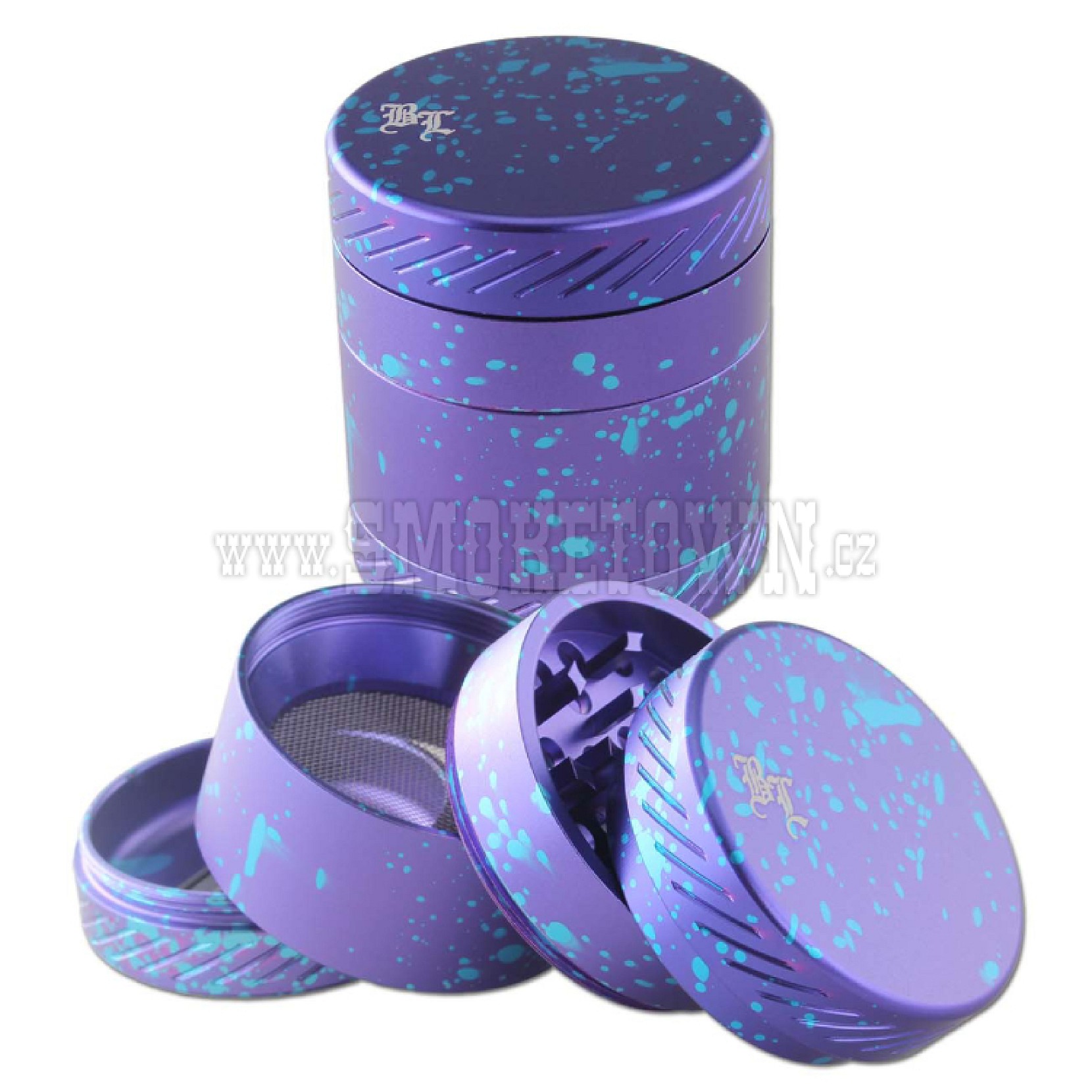 BLACK LEAF Alu Grinder CROWN 4part
