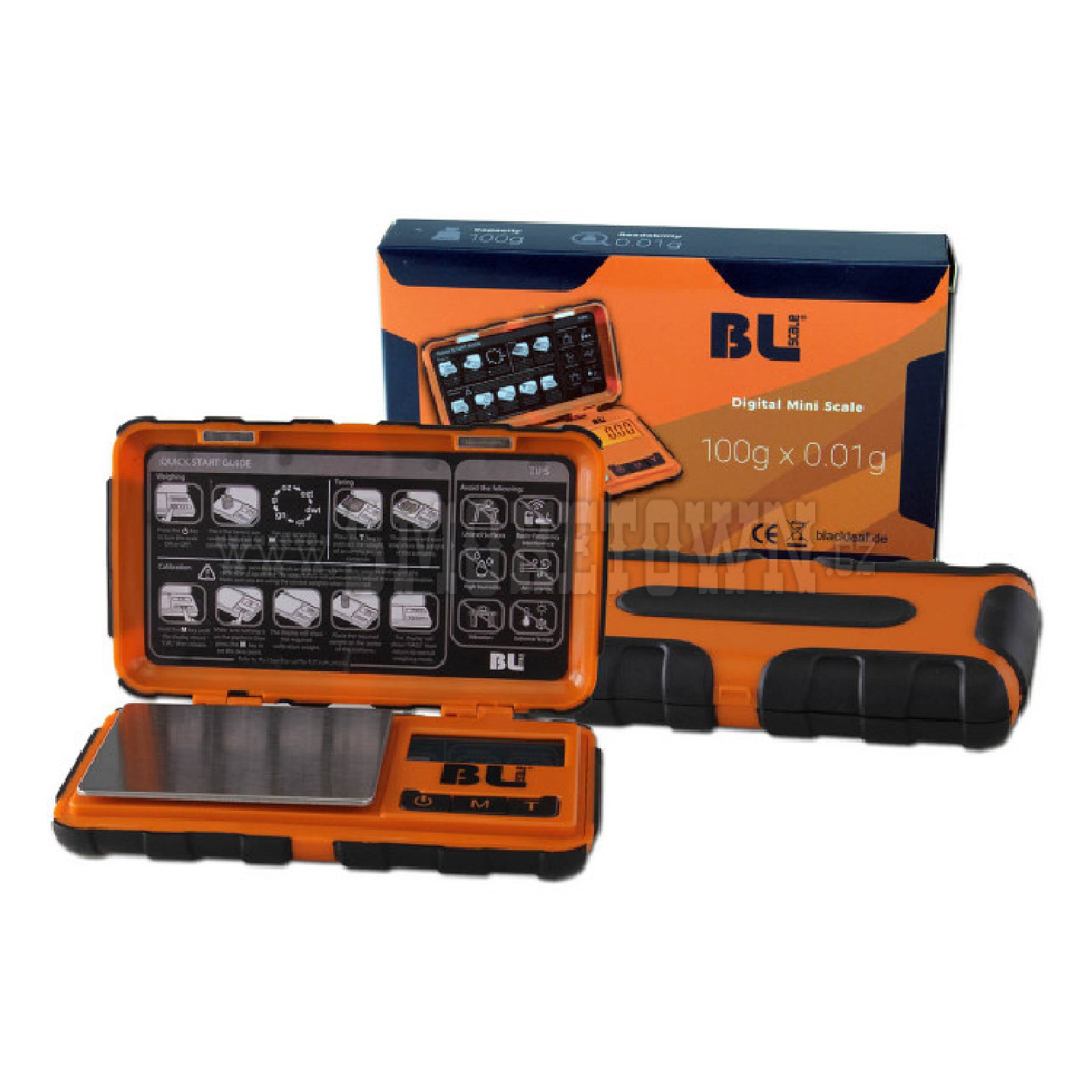 BL scale Digital Scale orange 0,01g-100g