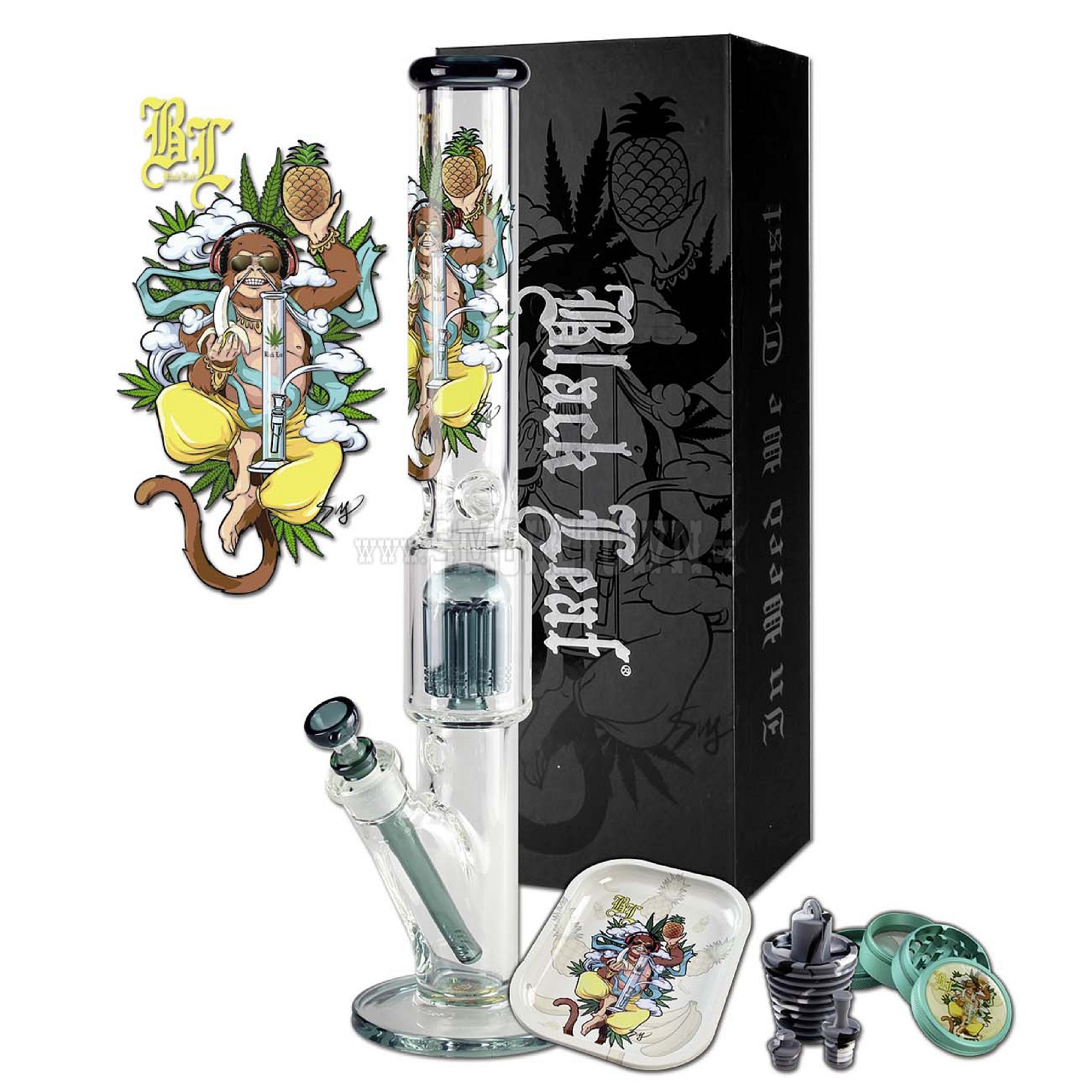 BL Hanuman Suitcase Bong Ice Tree Percolator