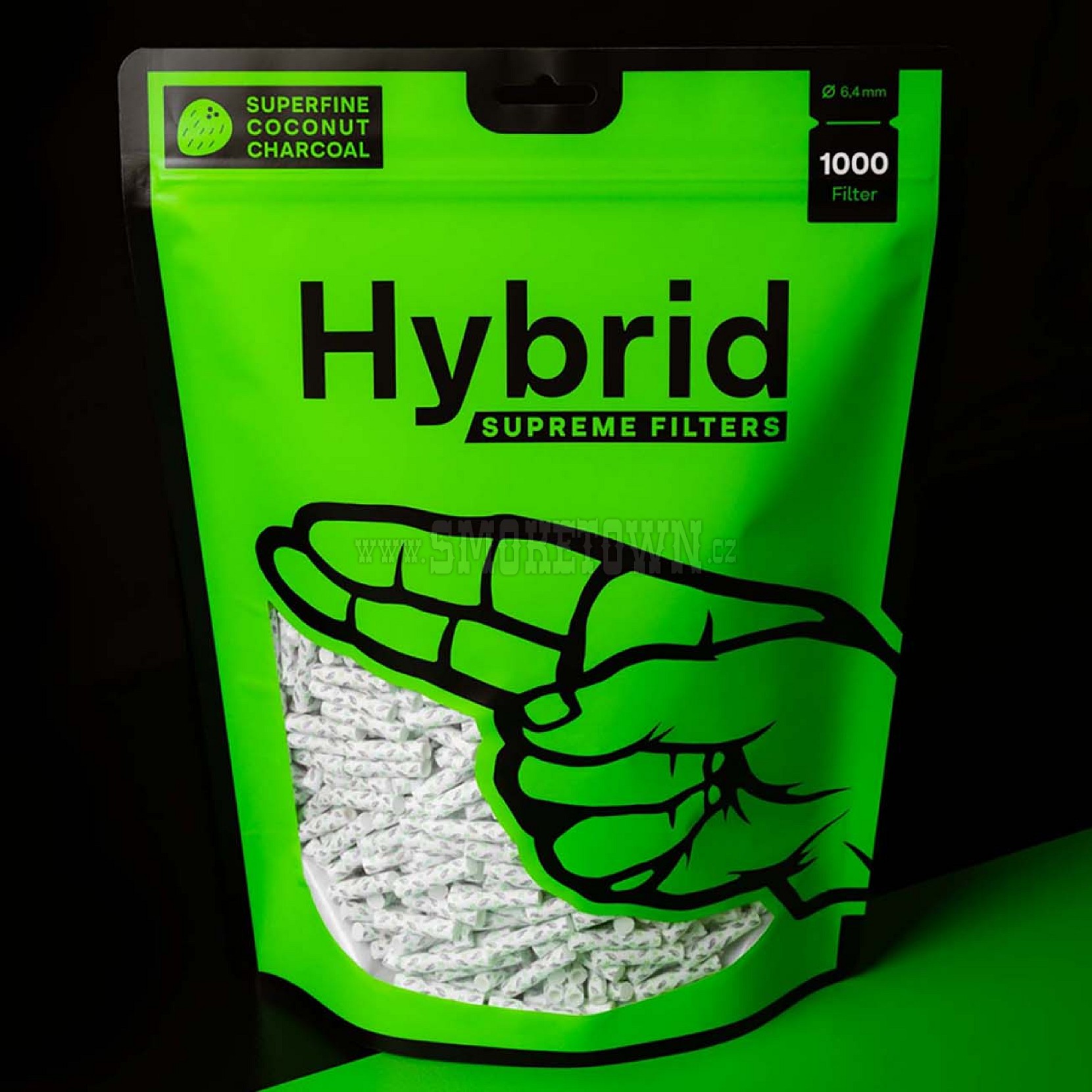 Hybrid cellulose/activated carbon filter