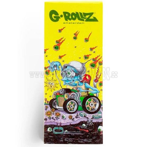G-Rollz | Dunkees Hotrod Guy Yellow Filter Tips 2,5 X 6cm 50 Tips
