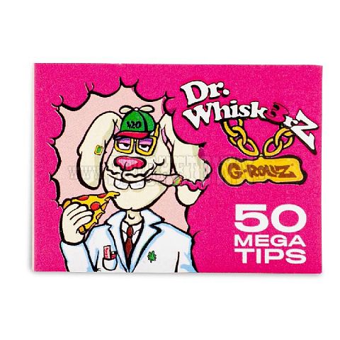 G-Rollz  ´Dr. Whiskerz´ Pink Mega Tips 4x5.5cm 50 Tips