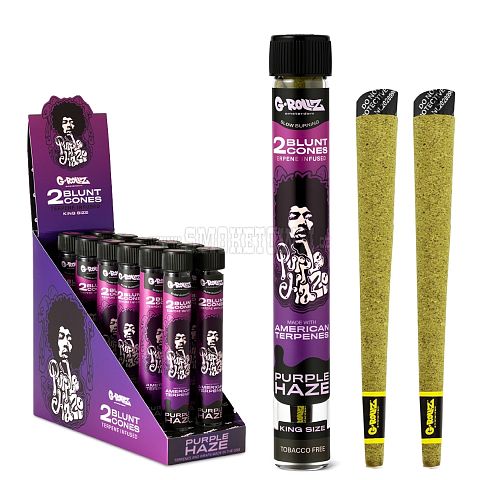 G-Rollz Terpene Infused Cones Purple Haze