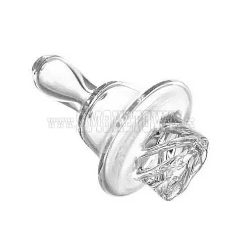 HNBG Carb Cap BELLA 34mm glass cyclone cap.