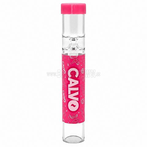 Skleněná Šlukovka (Hitter) s Víčkem – CALVO Pink