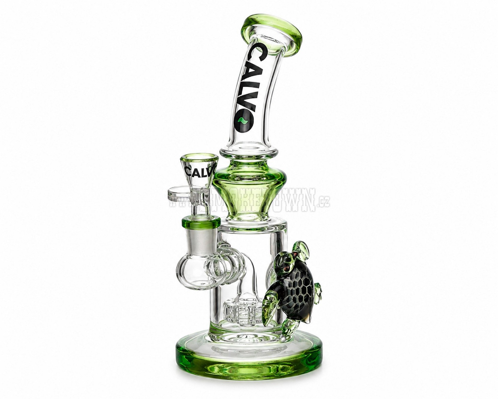 Calvo Turtle Glass Bong Green SG 14.5