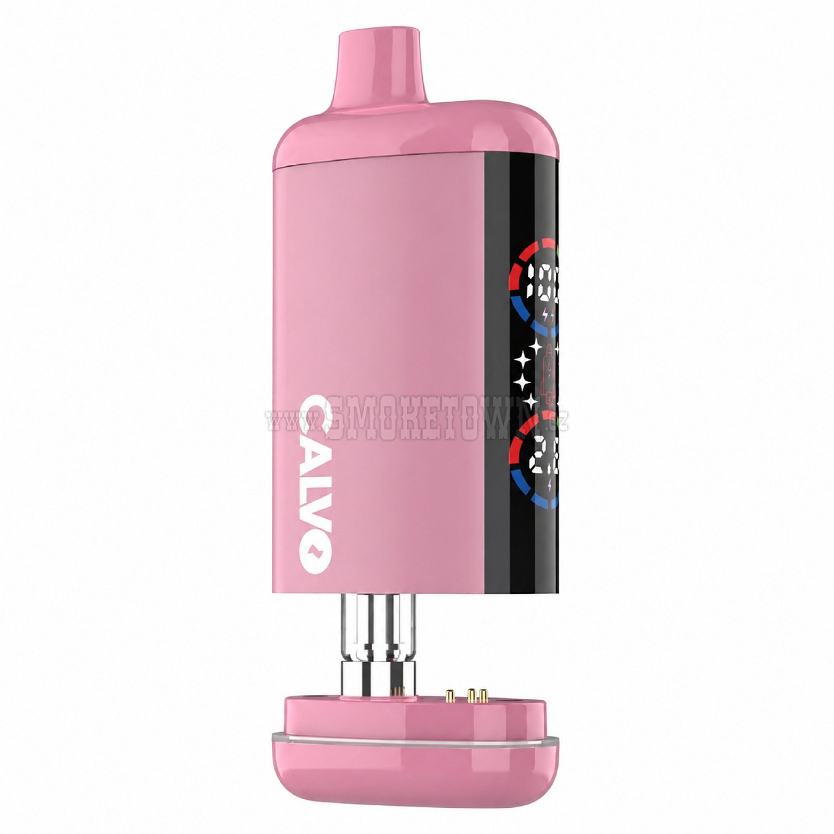 Skrytá baterie pro 510 cartridge – růžová