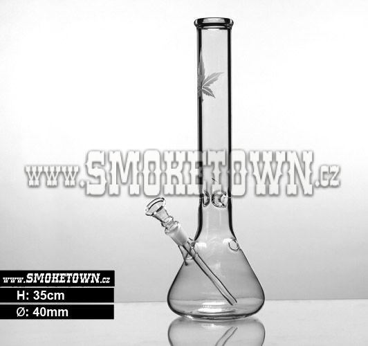Leaf Beaker ICE Glass Bong Cone 35cm