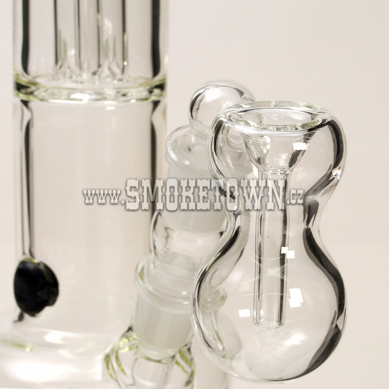 Black Leaf Flaming Skull Icebong Percolator 50cm