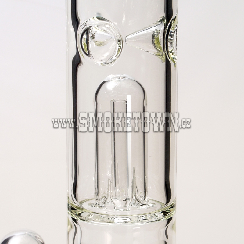 Black Leaf Flaming Skull Icebong Percolator 50cm