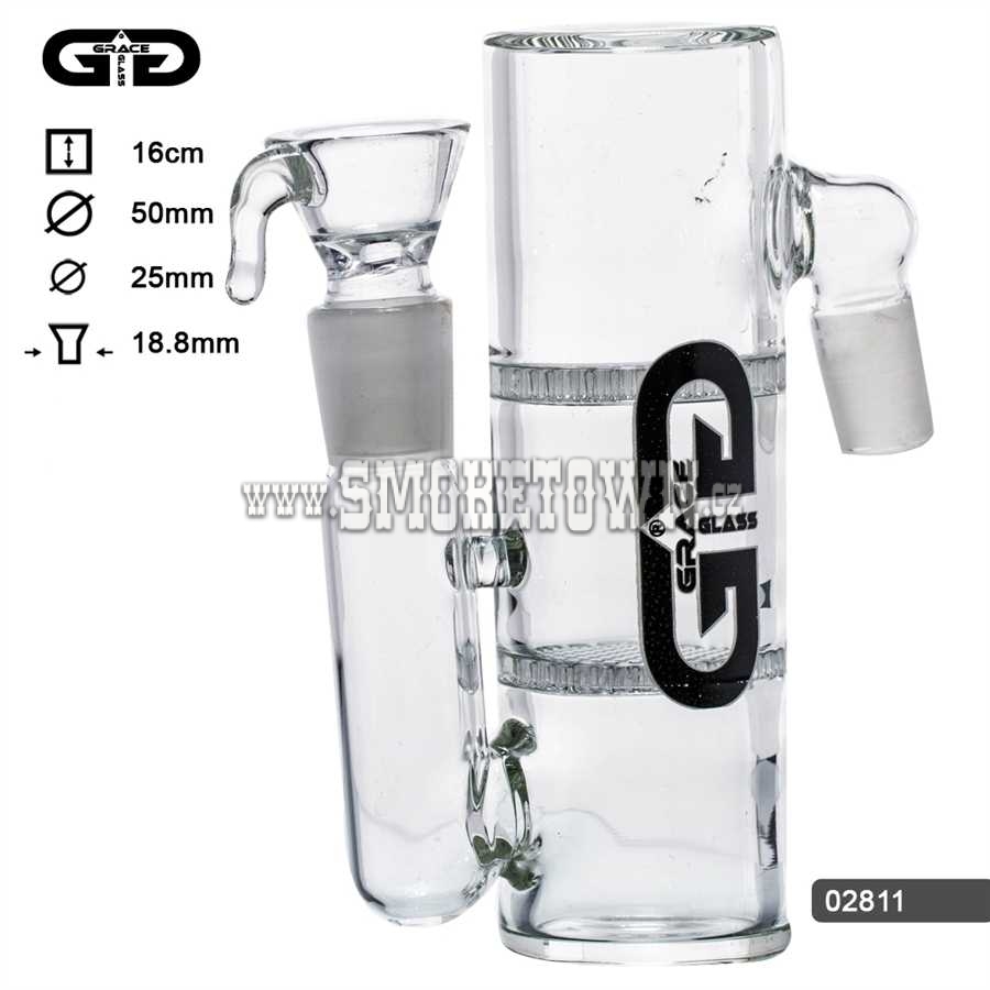 GG Precooler - H:16cm - Ø:50/25mm - 2x Honeycomb - SG18