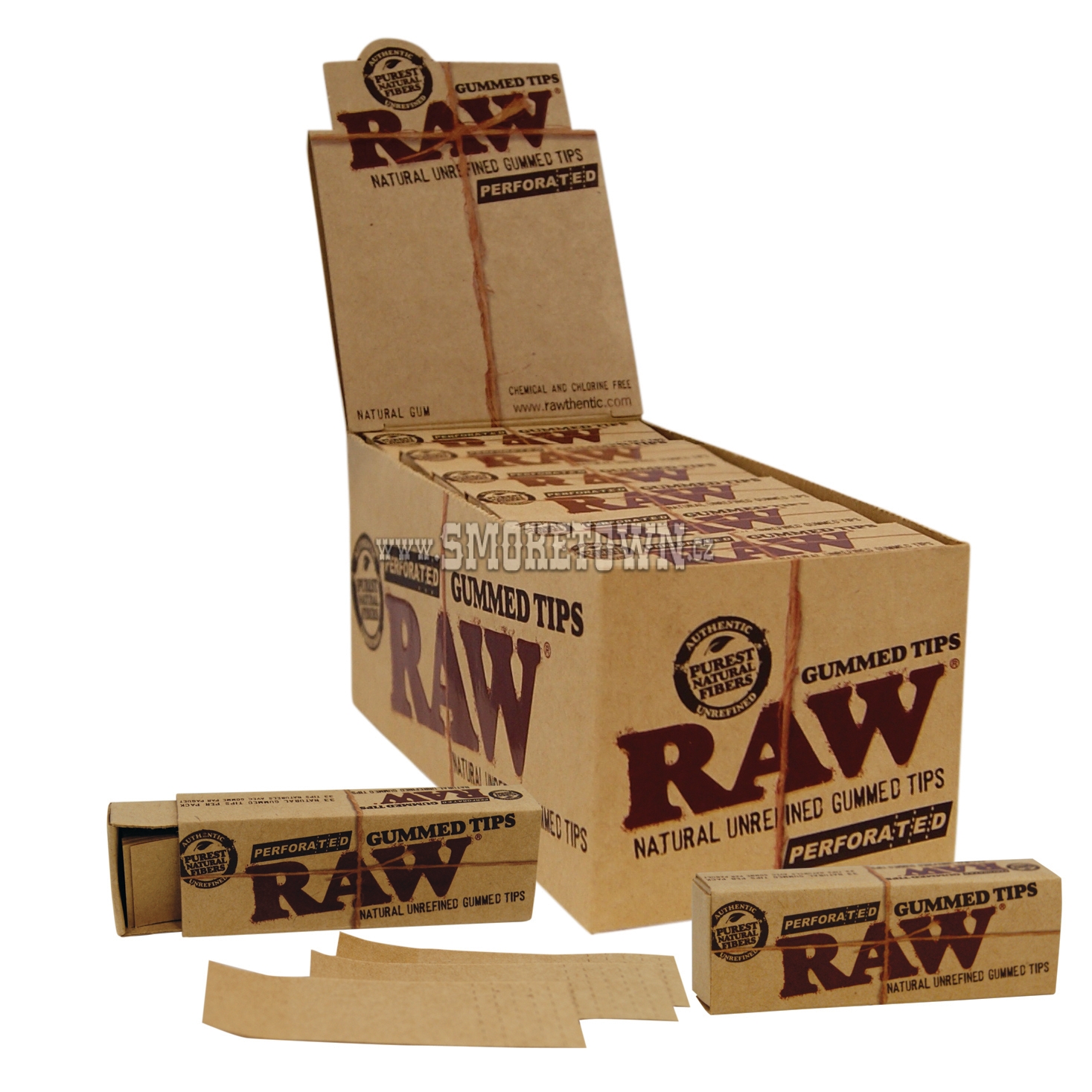 RAW gummed Filter Tips perforated