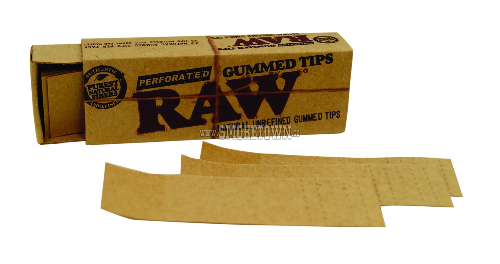 RAW gummed Filter Tips perforated