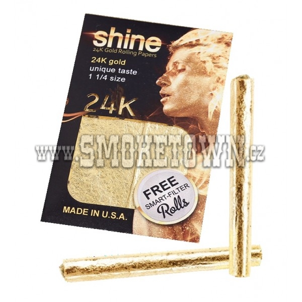 Shine 24K Gold Rolling Paper 1 ks