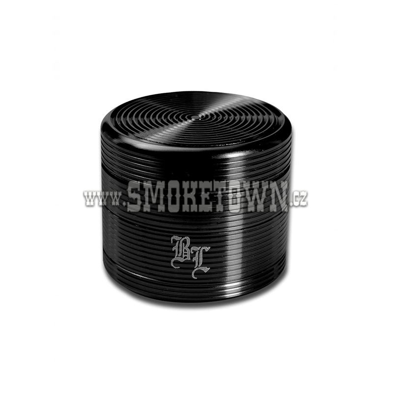 BL Rippled Metal Grinder 4part Black