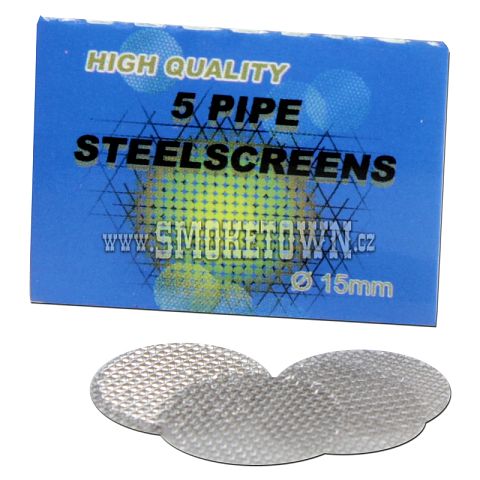 Black Leaf Steel Screens Pipe 5ks 15mm