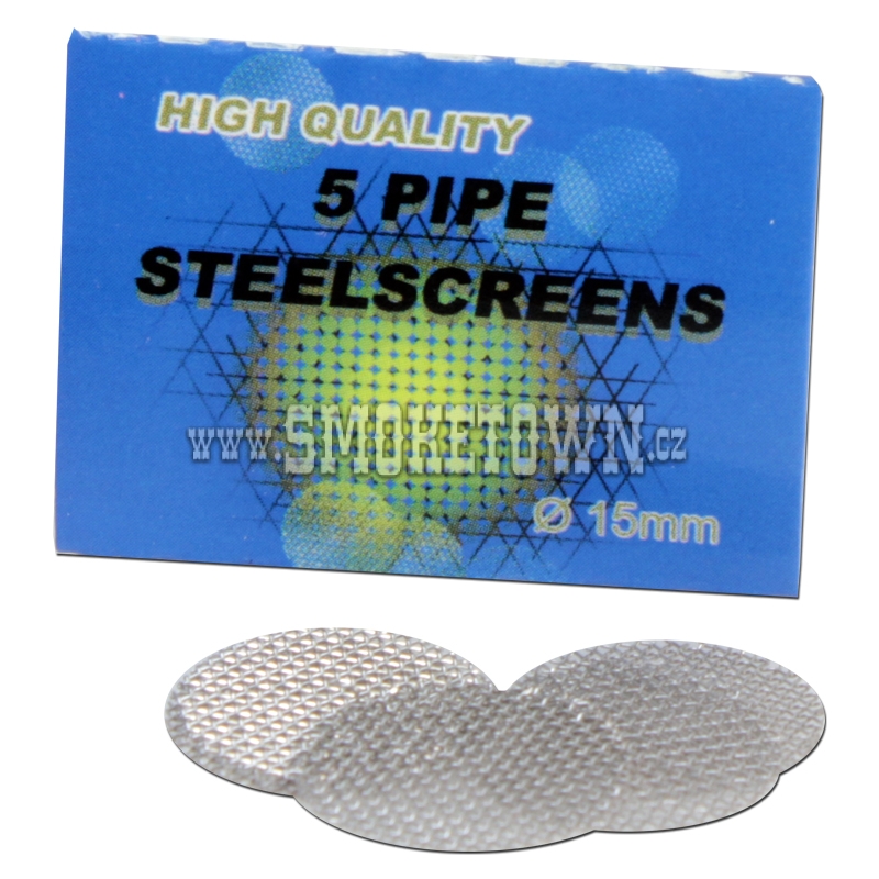 Black Leaf Steel Screens Pipe 5ks 15mm