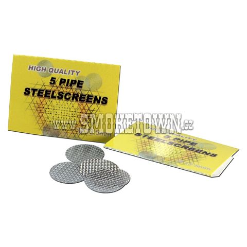 Black Leaf Steel Screens 5ks 12,5mm