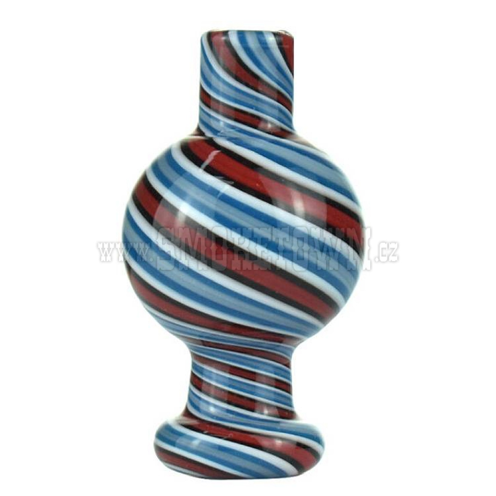Calvo – Stripe Carb Cap červená