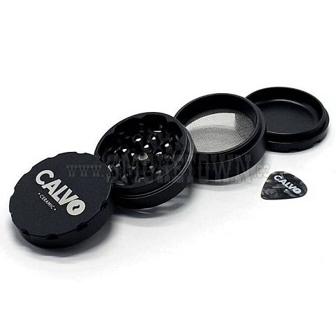 Calvo Ceramic Grinder Matte Charcoal – 63 mm
