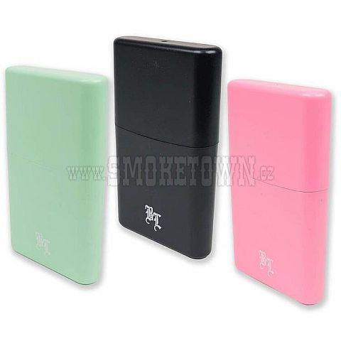 5x 10mm Preroll case Black Leaf