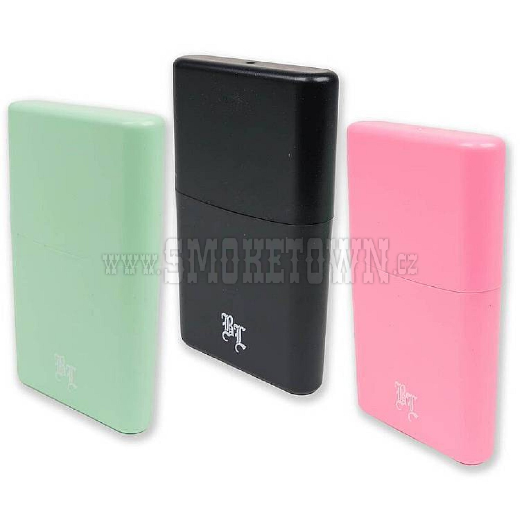 5x 10mm Preroll case Black Leaf