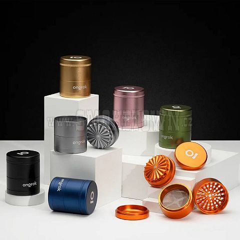 Toothless grinder 5 part + storage ONGROK - malá