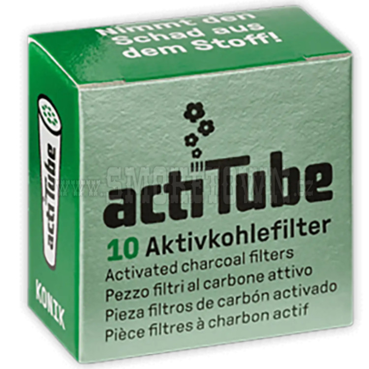 actiTube KONIK EXTRA SLIM – uhlíkové filtry 6 mm